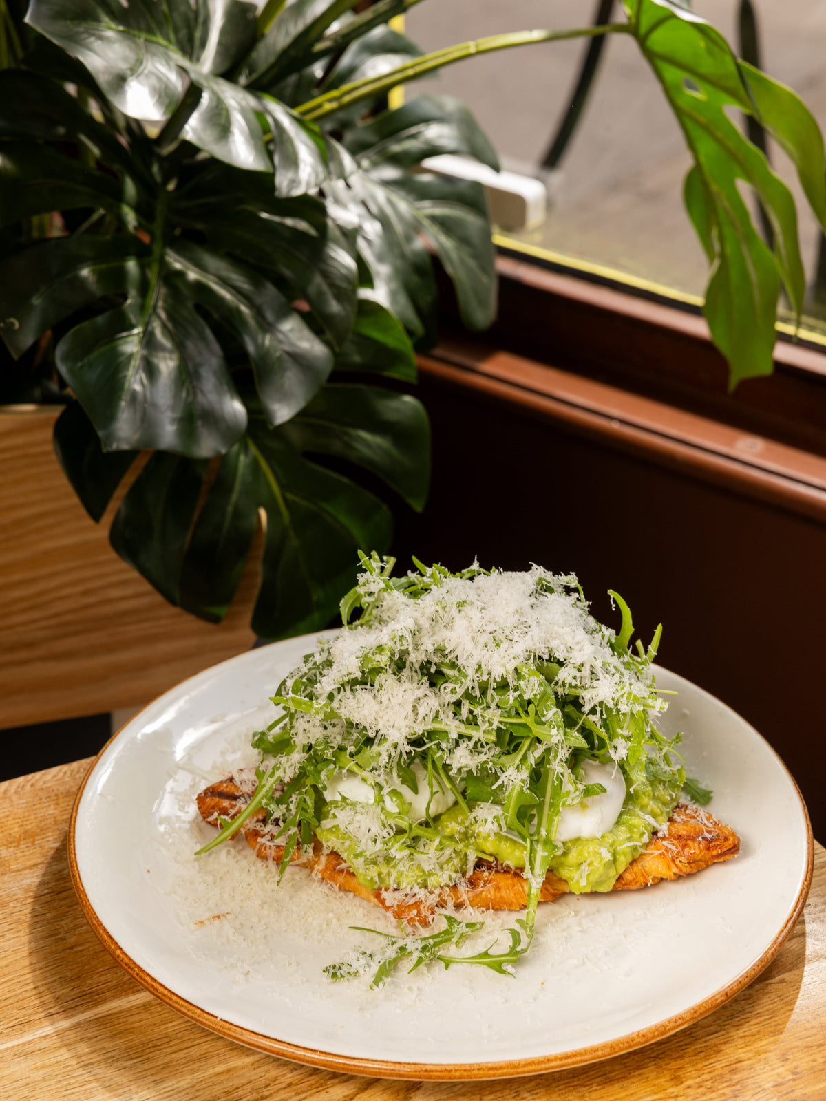 Avocado 'Croast' — the vegan smashed avocado breakfast dish at Kybelle Café, Shoreditch