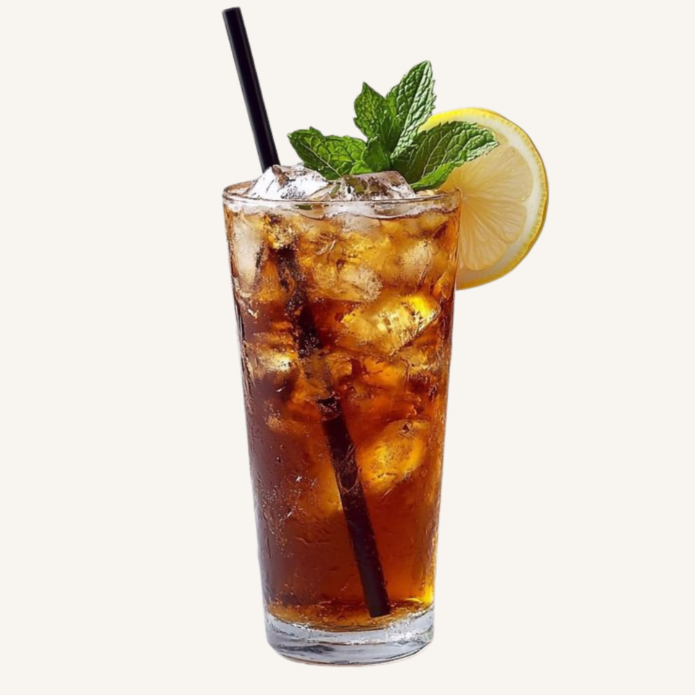 Homemade Peach Ice Tea